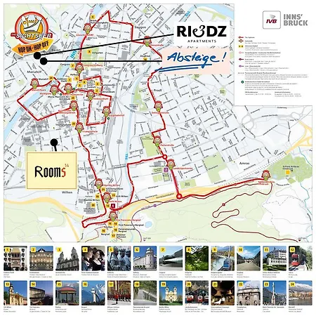 Lejlighed Riedz Innsbruck- Zentrales Apartmenthaus Mit Gruener Oase *