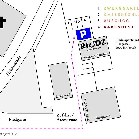 Riedz Innsbruck- Zentrales Apartmenthaus Mit Gruener Oase Lejlighed *